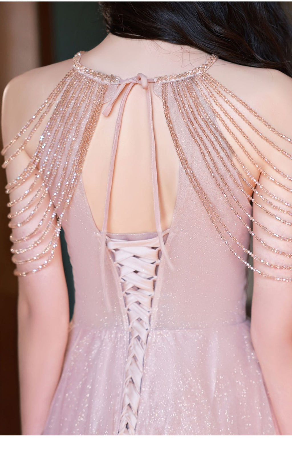 The Tassel Luxury Sling Dress - Detail 6