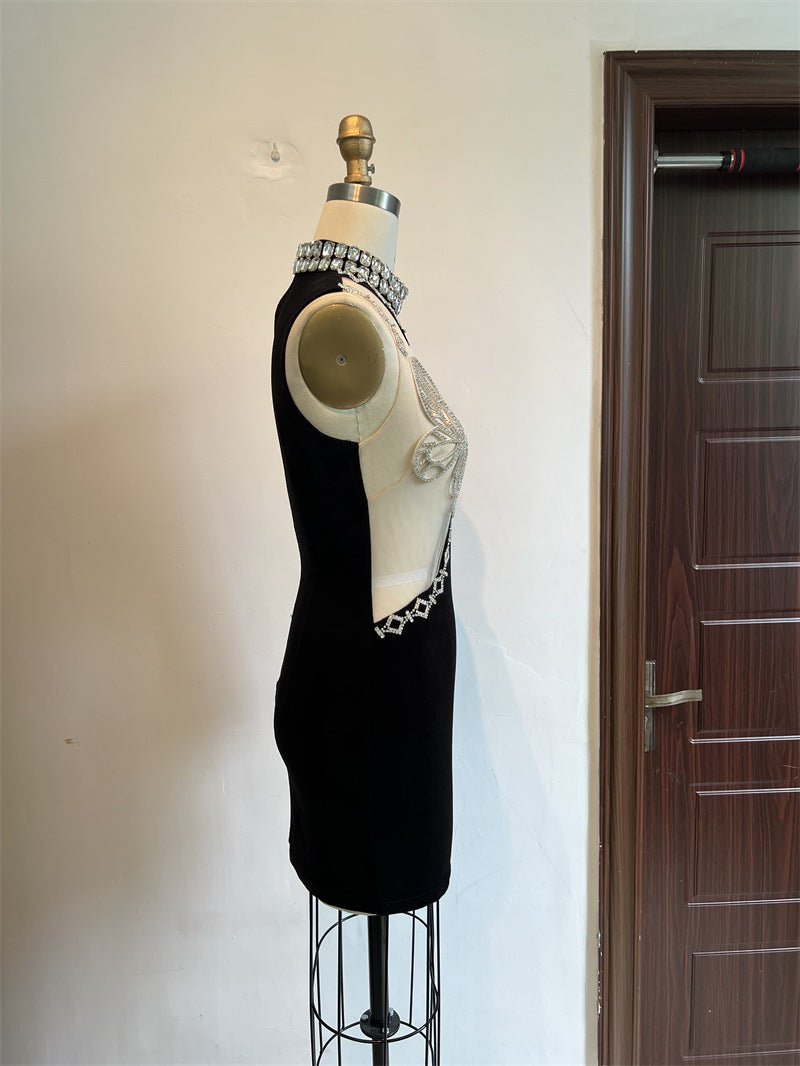 The Butterfly Rhinestone Luxury Dress - Detail 3
